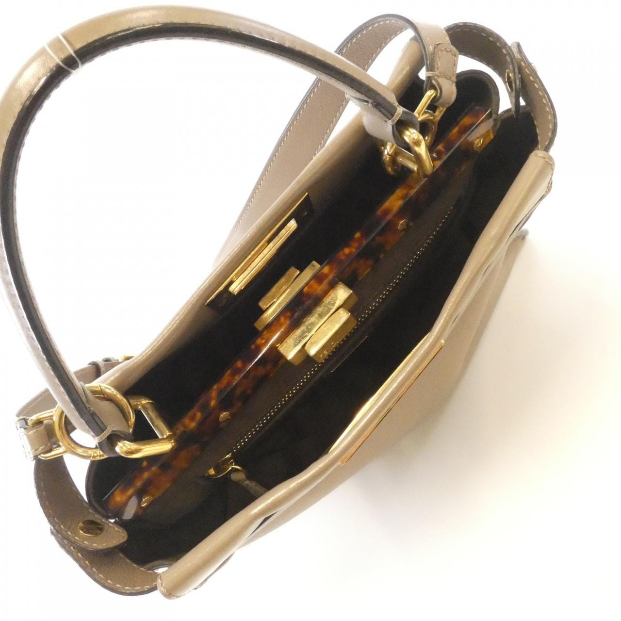 FENDI Peekaboo 8BN290 3ZL Bag Black Rank A - Thumbnail 6