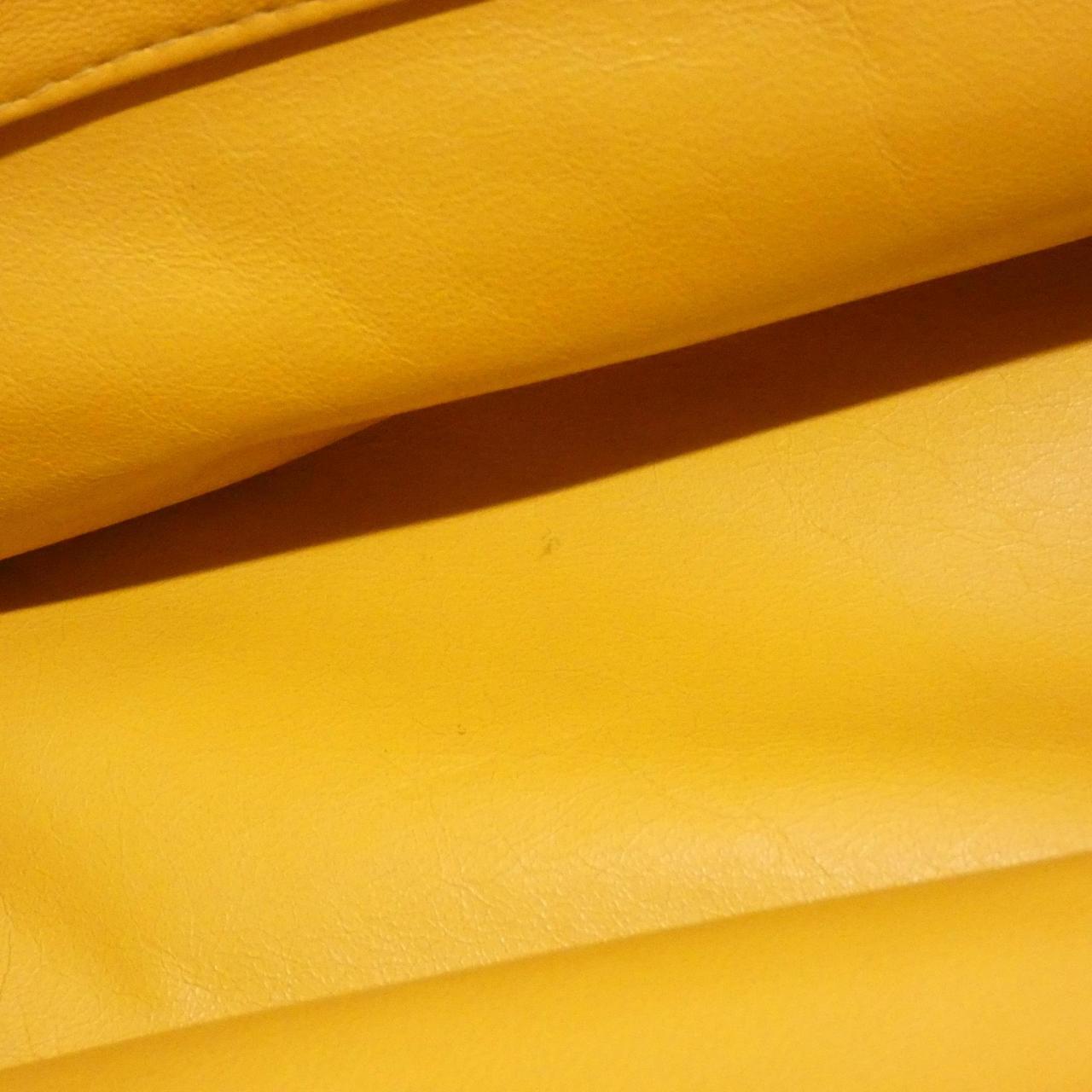 CHANEL Handbag Lambskin 橙色 羊皮 中古品A - 縮圖 8