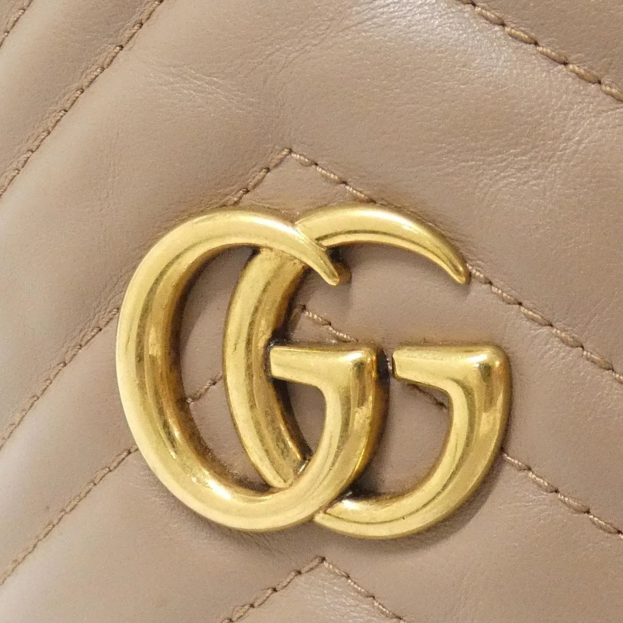 GUCCI 575163 DTDRT Shoulder Leather 黑色 皮革 中古品A - 縮圖 4