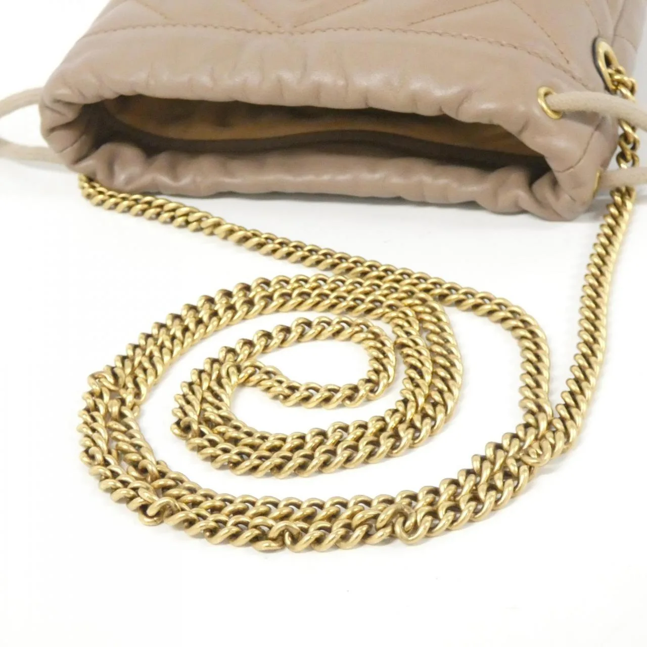 GUCCI 575163 DTDRT Shoulder Leather 黑色 皮革 中古品A - 縮圖 8