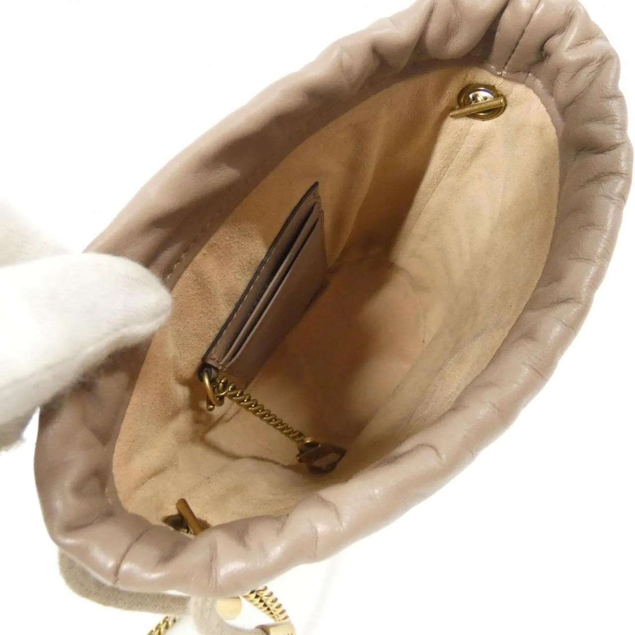 GUCCI 575163 DTDRT Shoulder Leather 黑色 皮革 中古品A - 縮圖 9