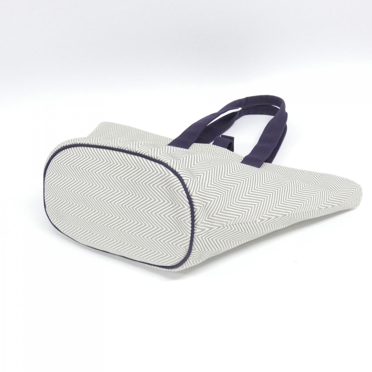 HERMES HERMÈS 102495M Bag Canvas 黑色 帆布 中古品A - 縮圖 2