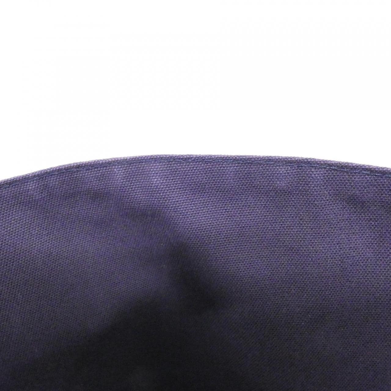 HERMES HERMÈS 102495M Bag Canvas 黑色 帆布 中古品A - 縮圖 5