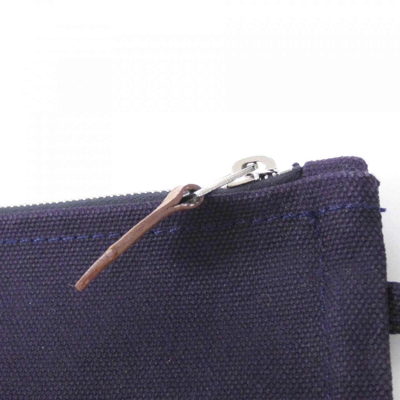 HERMES HERMÈS 102495M Bag Canvas 黑色 帆布 中古品A - 縮圖 6