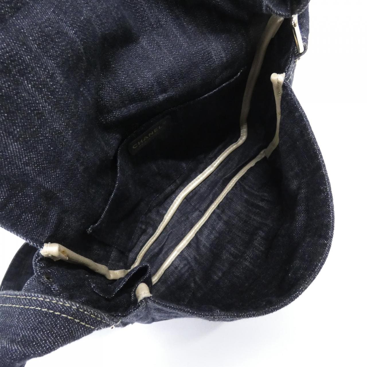 CHANEL 31987 Shoulder Denim Blue Denim - Thumbnail 6