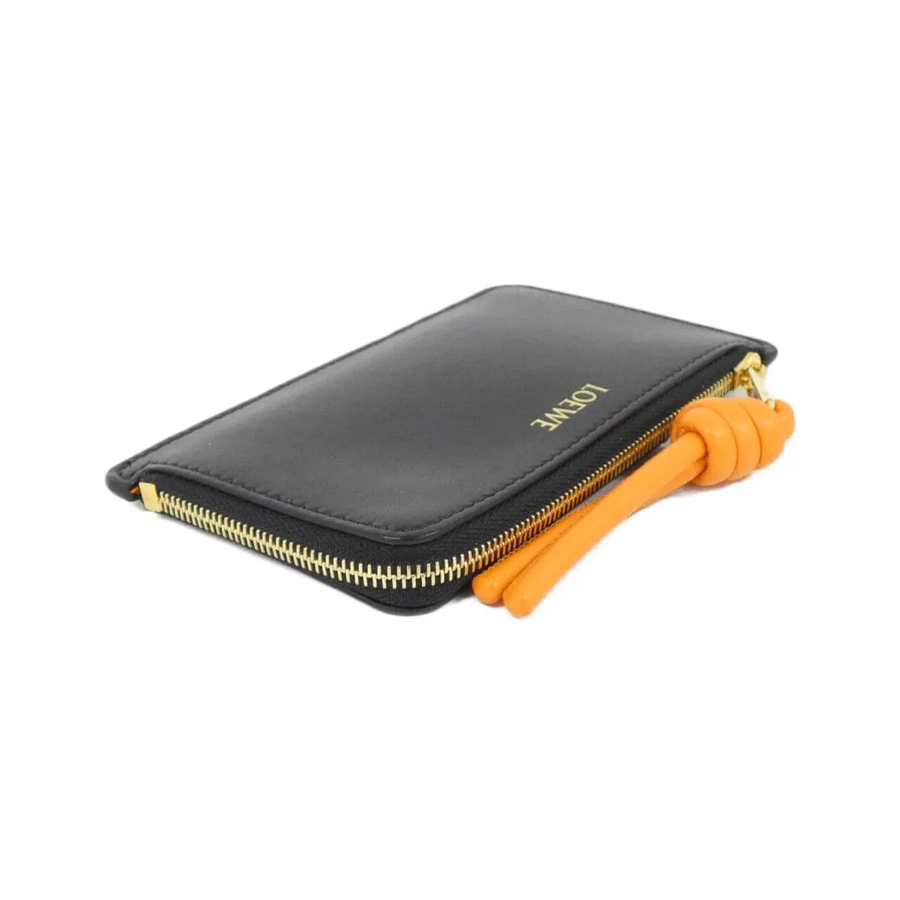 LOEWE CEM1Z40X02 Coin Case 黑色 中古品A - 縮圖 3