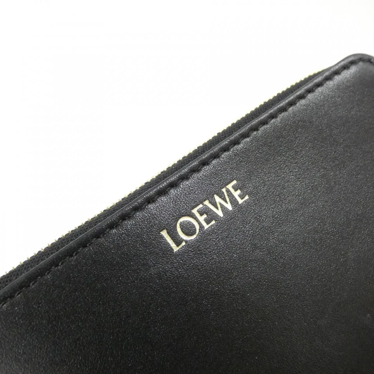 LOEWE CEM1Z40X02 Coin Case 黑色 中古品A - 縮圖 5