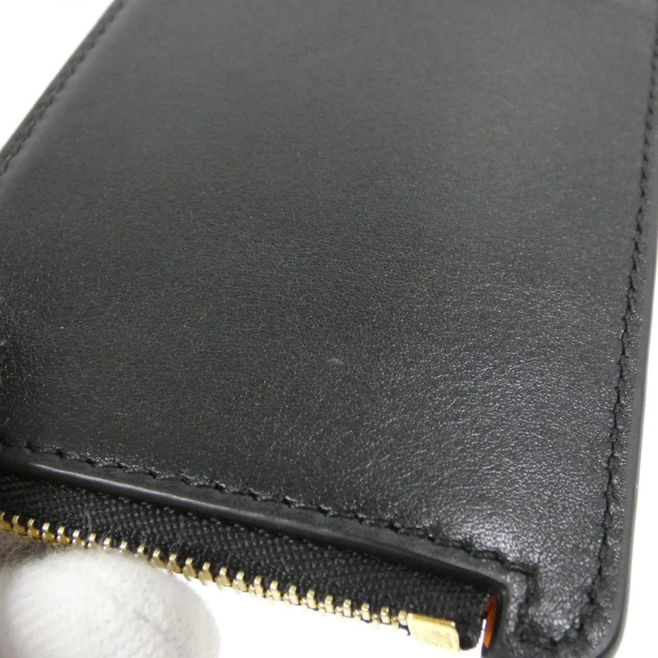 LOEWE CEM1Z40X02 Coin Case 黑色 中古品A - 縮圖 7