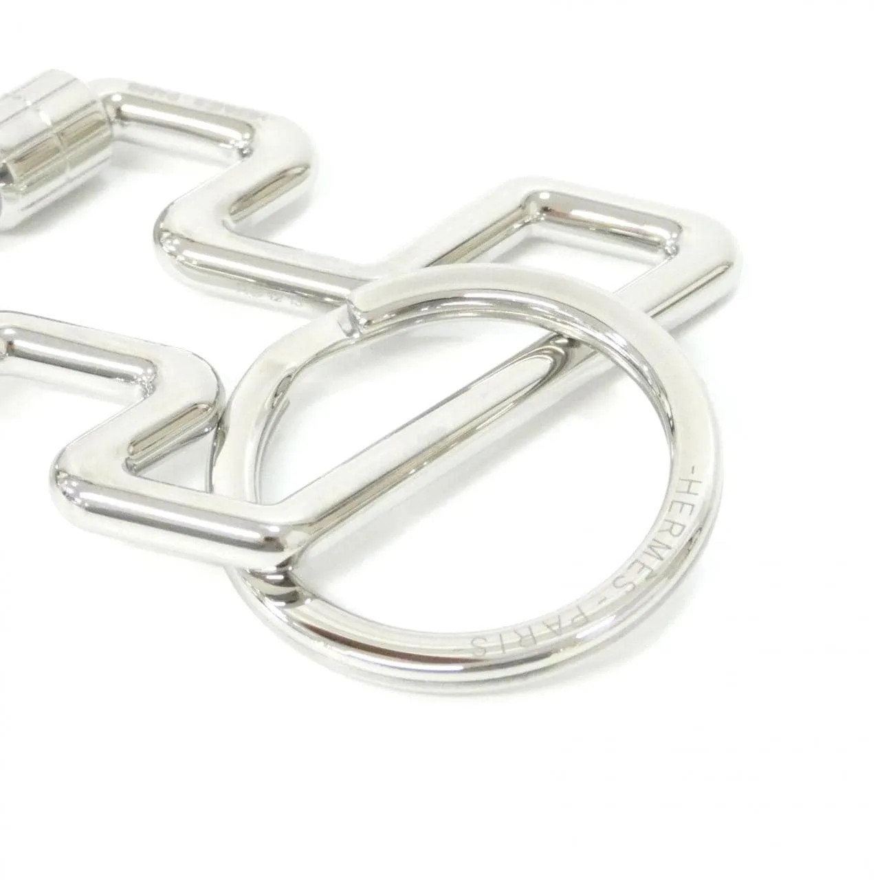 HERMES 077245FJ Key Case Silver Rank A - Thumbnail 2