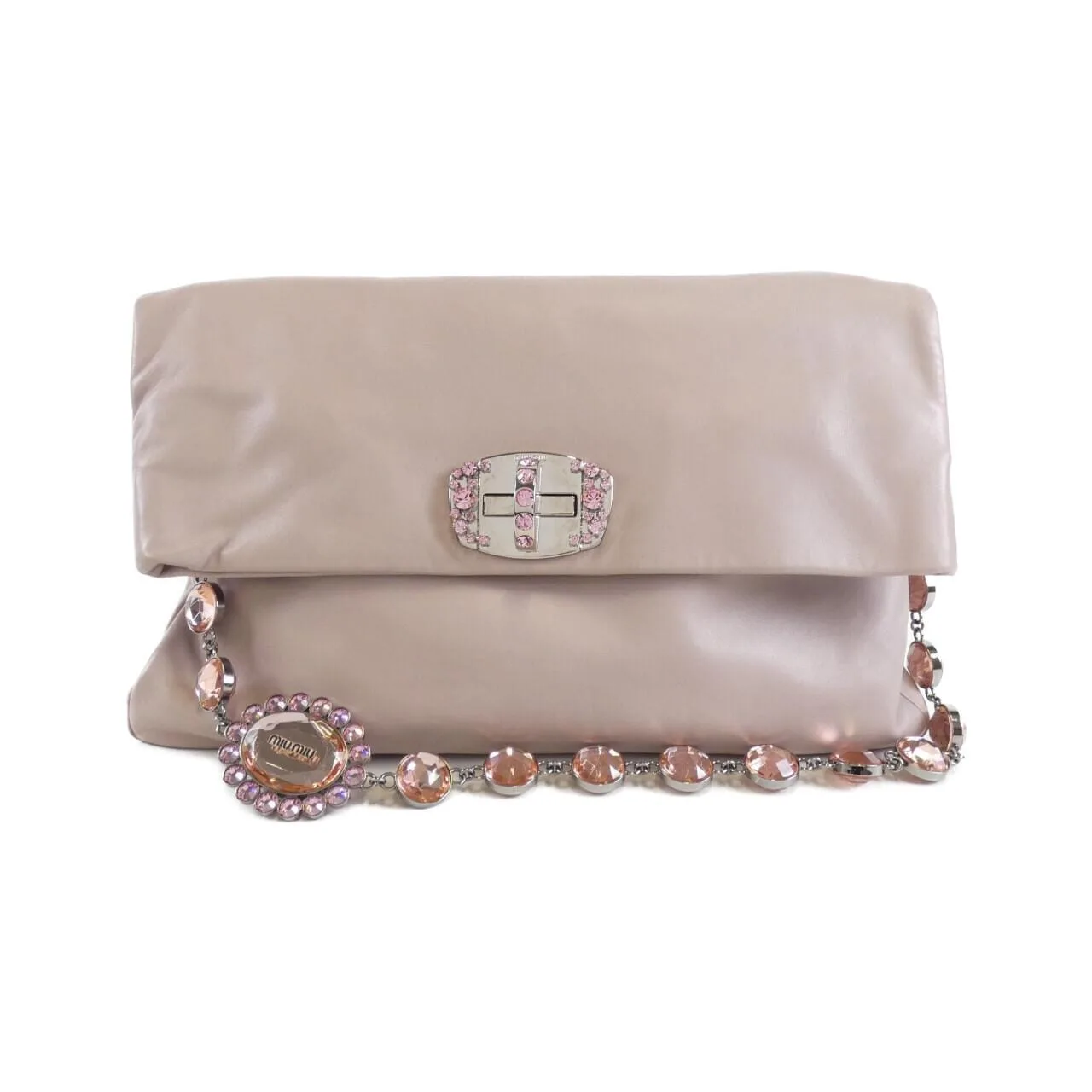 MIU MIU RP0199 Handbag Leather Pink