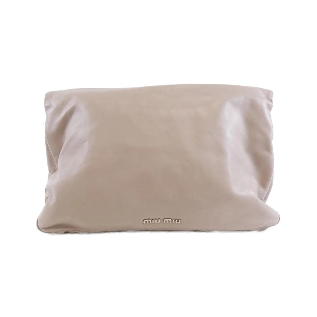 MIU MIU RP0199 Handbag Leather 粉色 皮革 中古品B - 縮圖 2