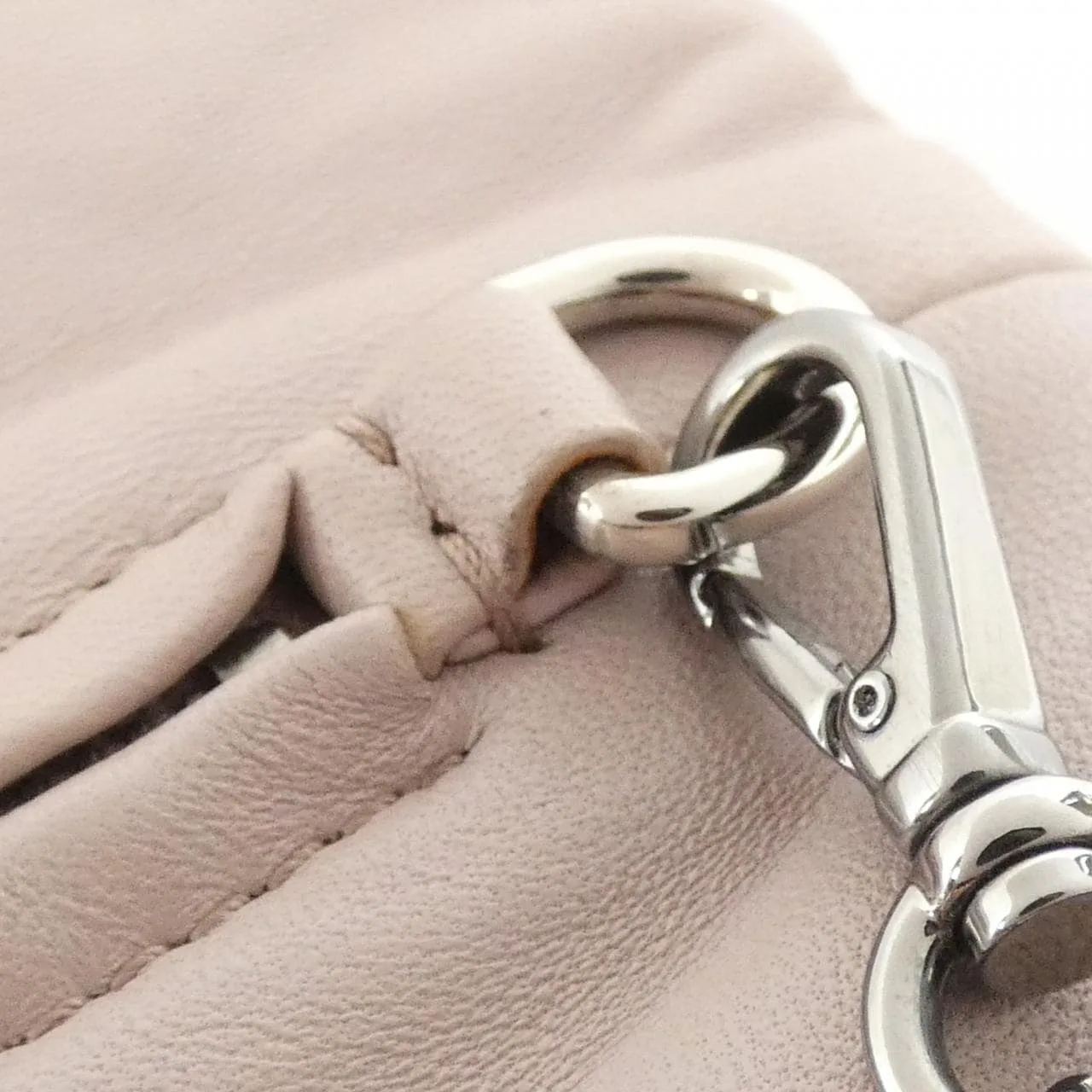 MIU MIU RP0199 Handbag Leather 粉色 皮革 中古品B - 縮圖 7