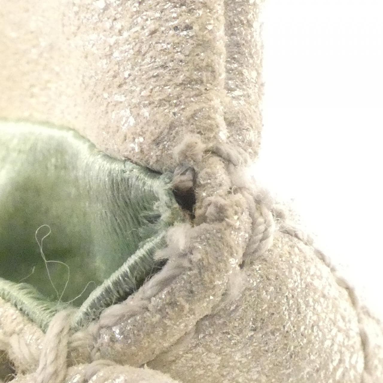 DIOR Lady Dior Bag Leather 銀色 皮革 - 縮圖 4