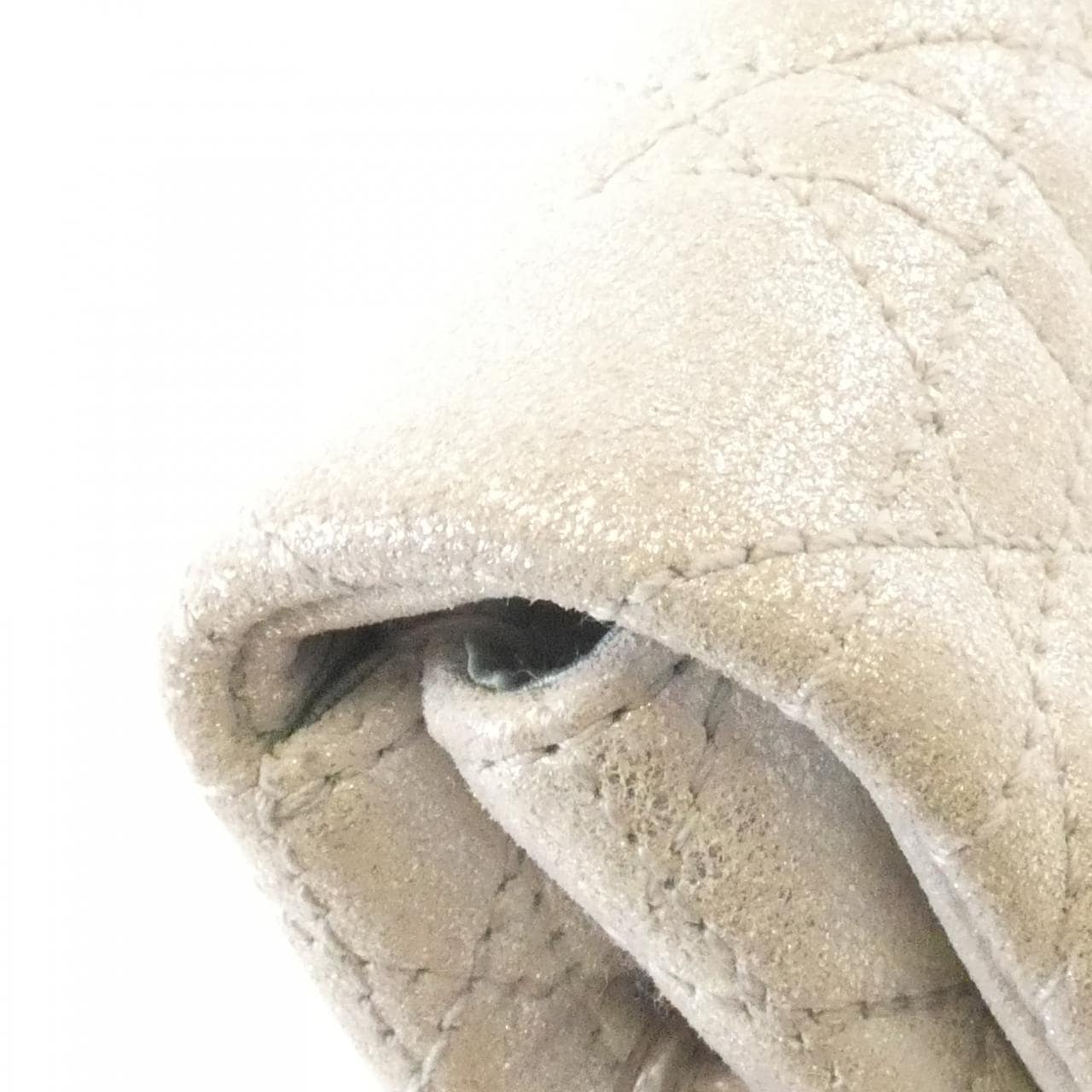 DIOR Lady Dior Bag Leather 銀色 皮革 - 縮圖 6