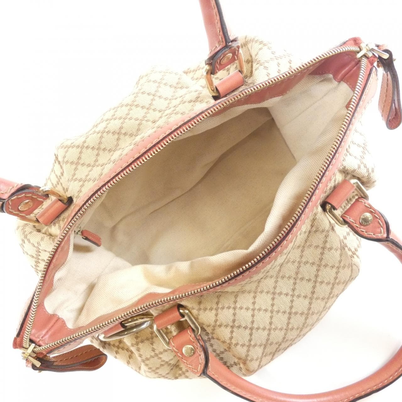 GUCCI Sukey 247902 FAGEG Bag Canvas Beige Canvas Rank B - Thumbnail 8