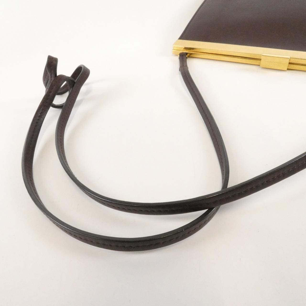 CELINE 181053ASG(28BX) Shoulder Bag Leather Bordeaux Leather - Thumbnail 5