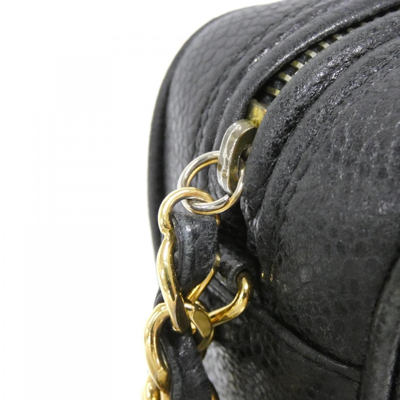 CHANEL Shoulder Bag Caviar Leather 黑色 Caviar Leather 中古品A - 縮圖 5