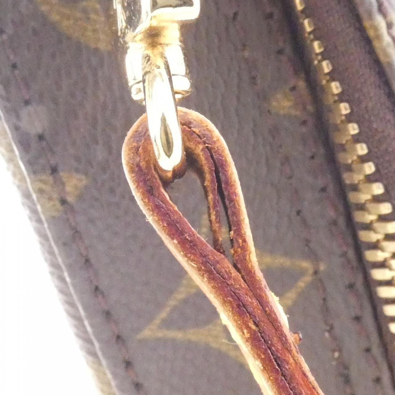 LOUIS VUITTON M47500 Handbag Monogram Black Monogram Rank B - Thumbnail 4