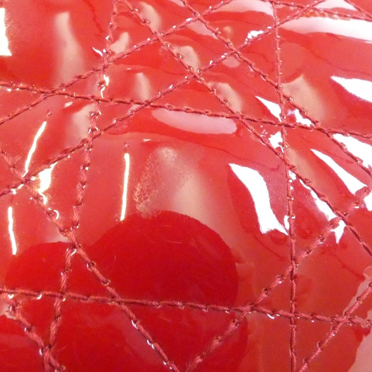 DIOR Lady Dior M0505OVRB Bag Patent Leather 黑色 漆皮 中古品A - 縮圖 4