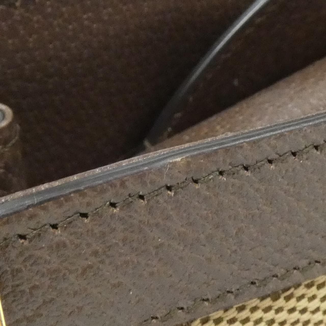 GUCCI Diana 660195 UKMBT Bag Canvas Black Canvas - Thumbnail 7