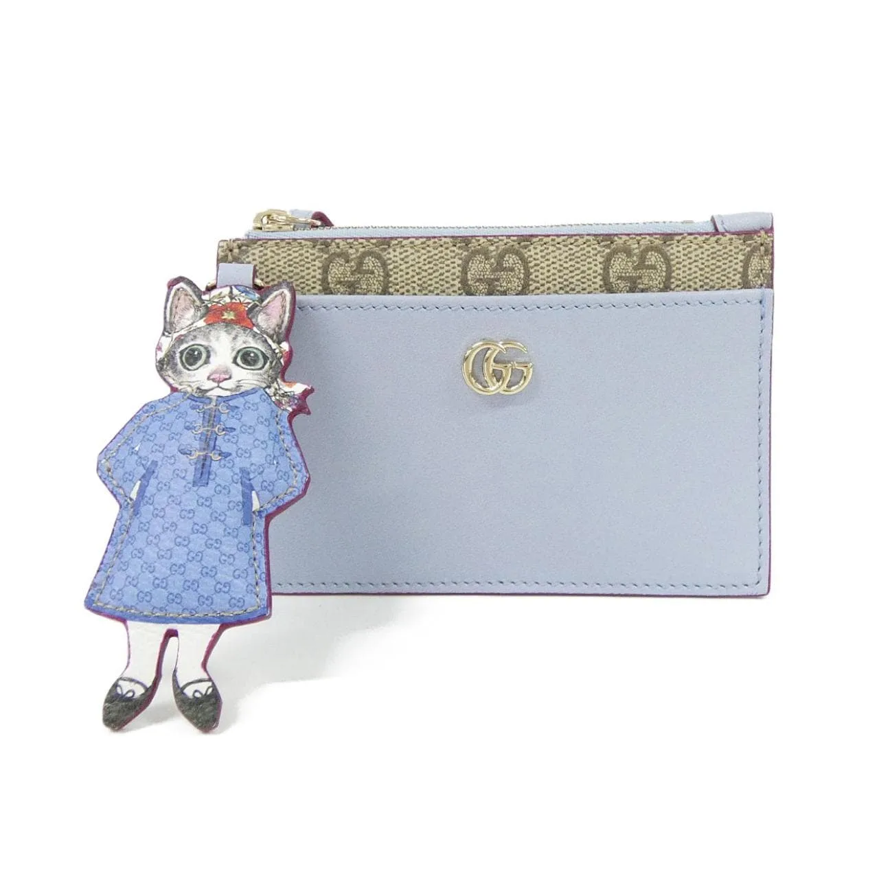 GUCCI 847916 FAE84 Coin Case Canvas Black