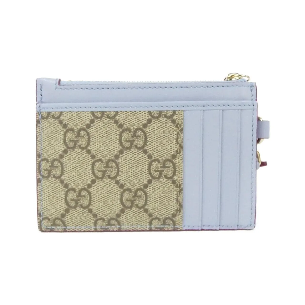 GUCCI 847916 FAE84 Coin Case Canvas 黑色 帆布 中古品A - 縮圖 2
