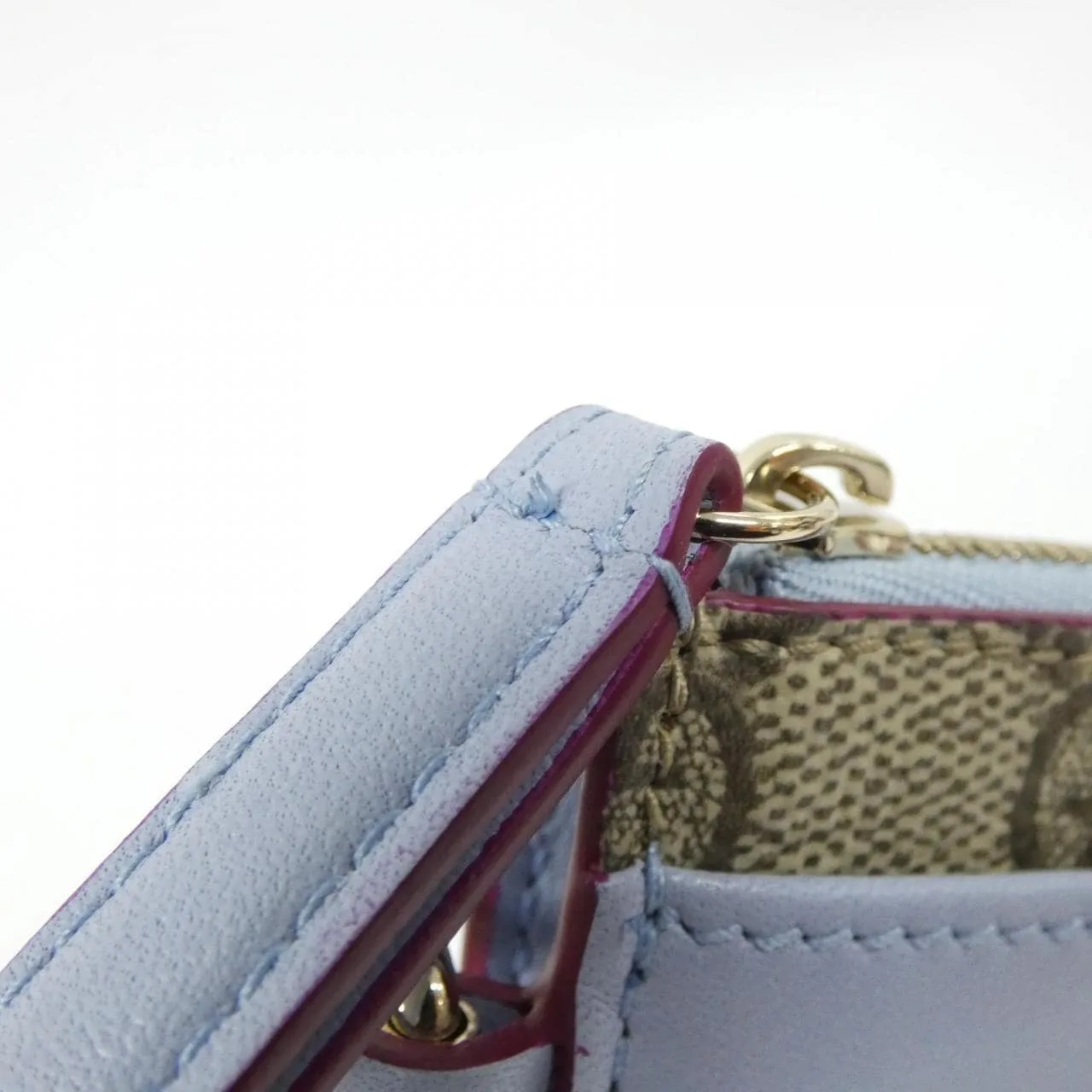 GUCCI 847916 FAE84 Coin Case Canvas 黑色 帆布 中古品A - 縮圖 4