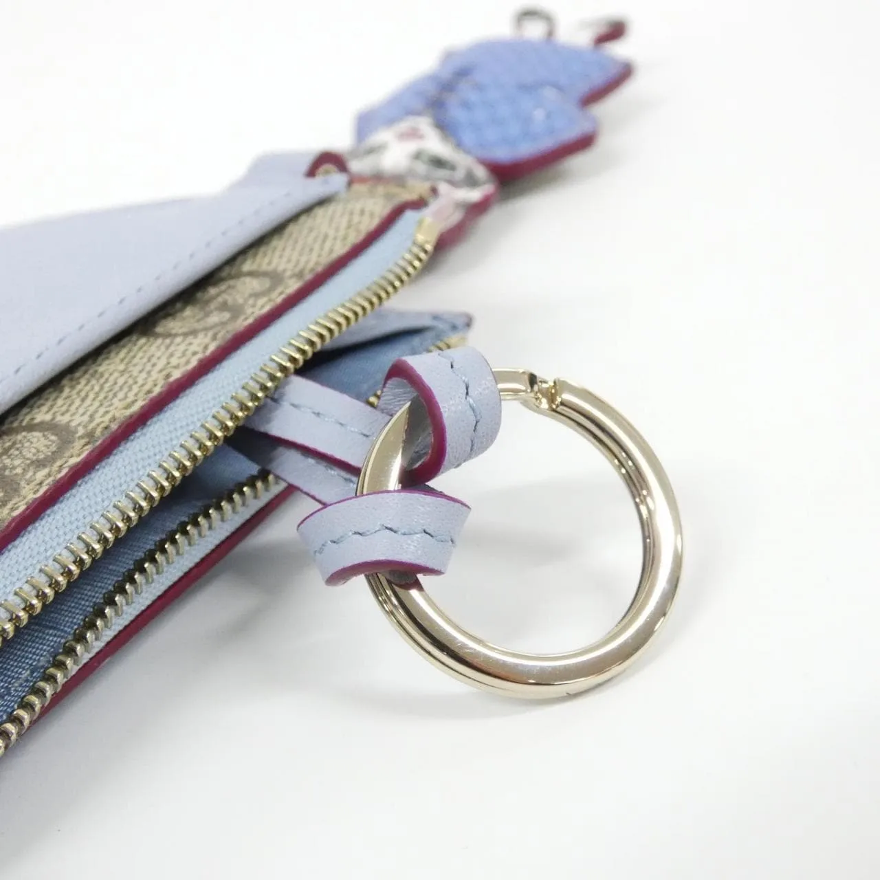 GUCCI 847916 FAE84 Coin Case Canvas 黑色 帆布 中古品A - 縮圖 9