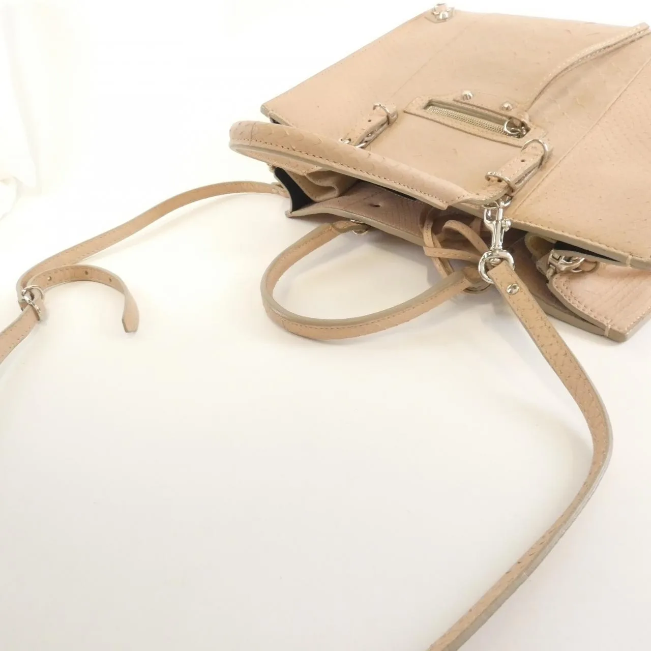 BALENCIAGA 370926 Handbag Python Black Python - Thumbnail 6