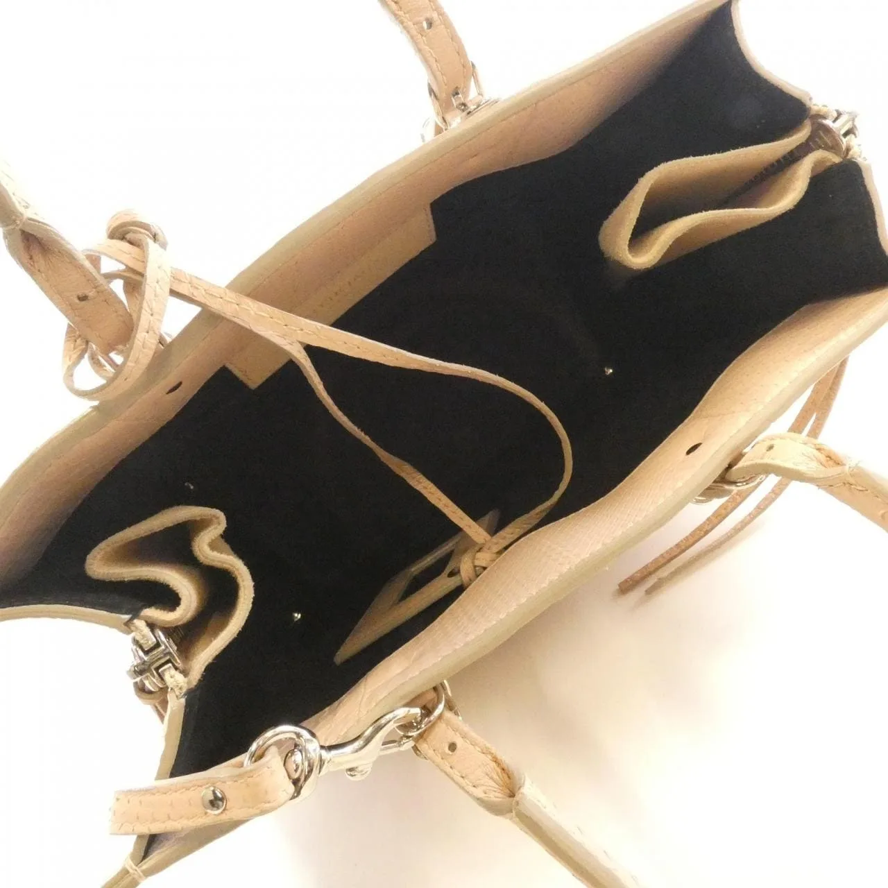 BALENCIAGA 370926 Handbag Python Black Python - Thumbnail 9