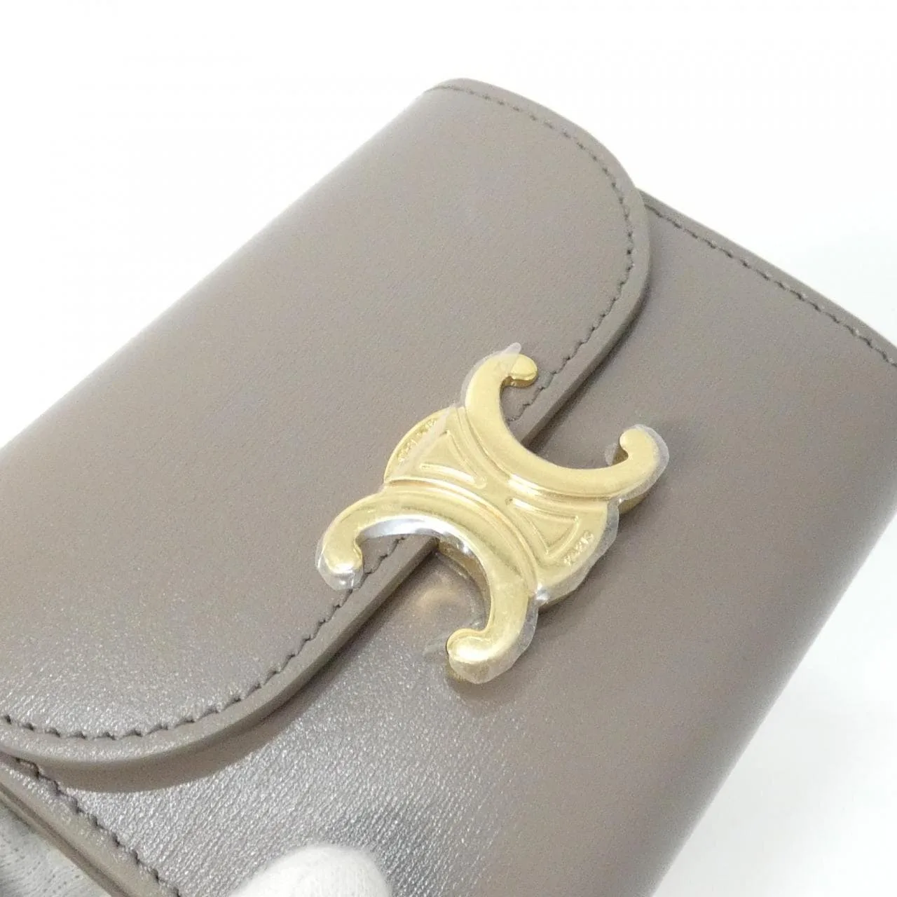 CELINE 10D783DPV Wallet 黑色 中古品A - 縮圖 4