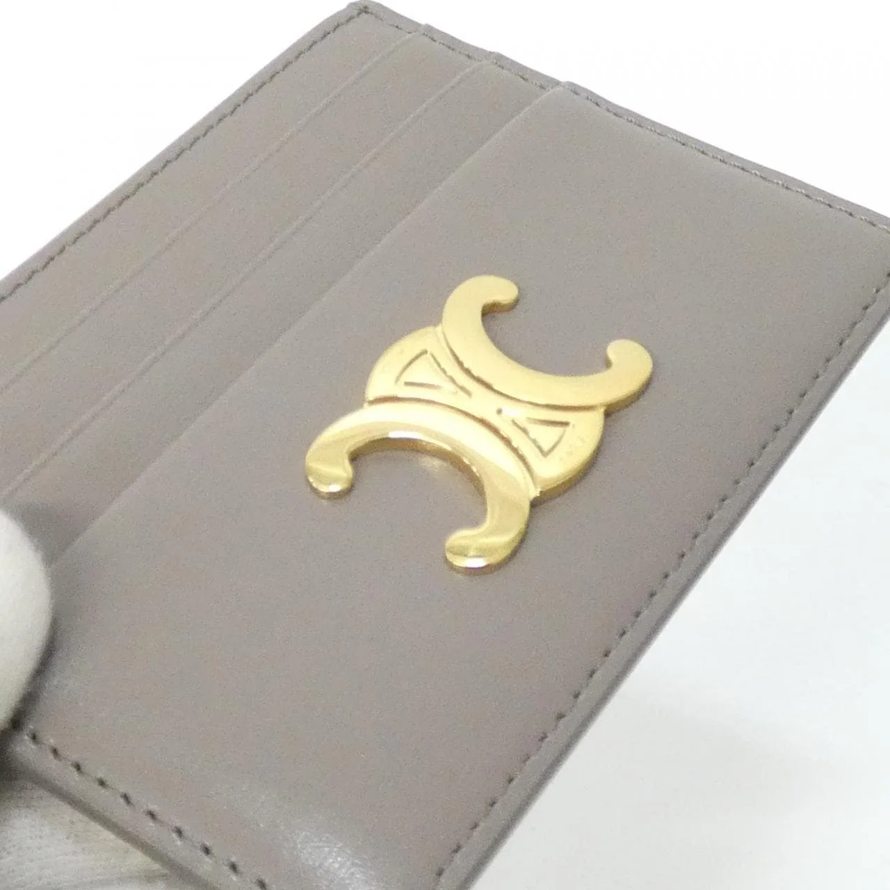 CELINE 10L833DPV Card Case 黑色 中古品A - 縮圖 5