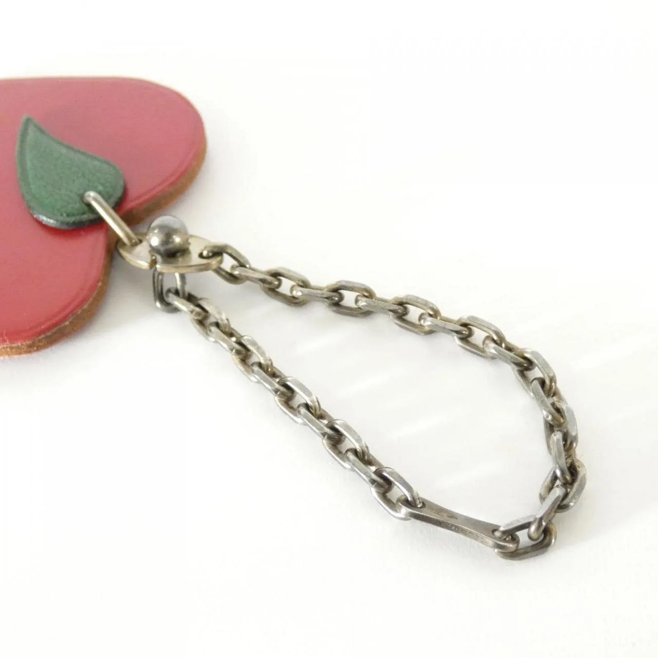 HERMES 027890CA Key Case Box Calf Rouge Box Calf Leather Rank A - Thumbnail 4