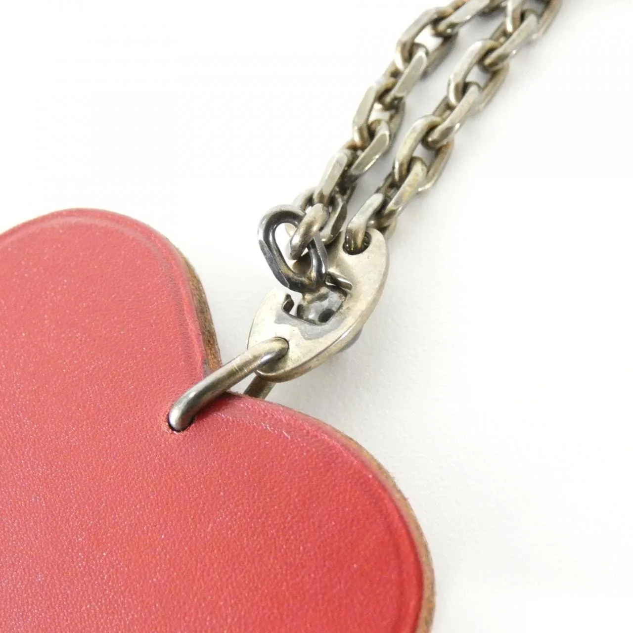 HERMES 027890CA Key Case Box Calf Rouge Box Calf Leather Rank A - Thumbnail 5