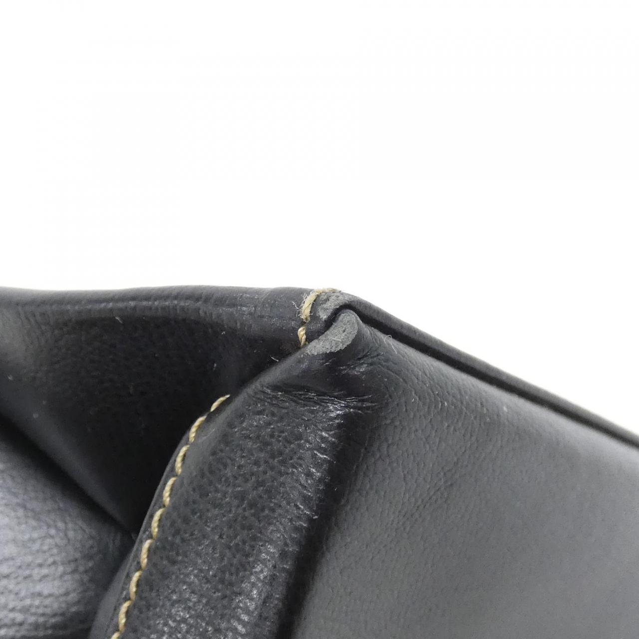 LOEWE 13 76 80 Bag Leather Black Leather Rank B - Thumbnail 4