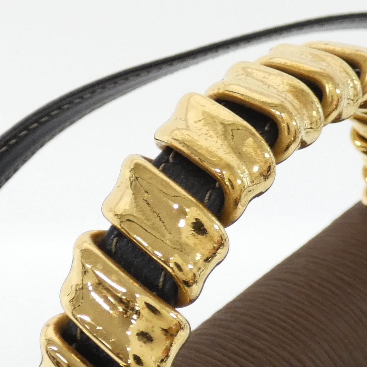 LOEWE 13 76 80 Bag Leather Black Leather Rank B - Thumbnail 8