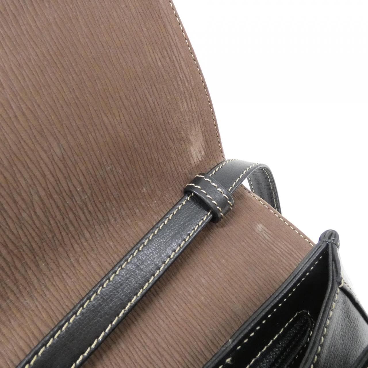 LOEWE 13 76 80 Bag Leather Black Leather Rank B - Thumbnail 10