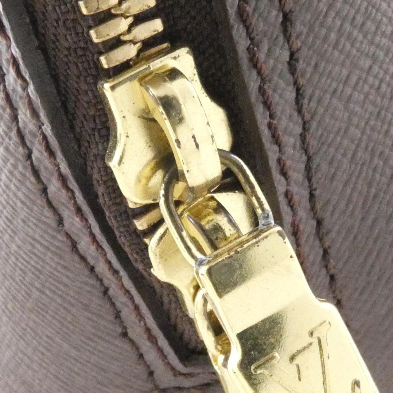 LOUIS VUITTON N51150 Handbag Damier 黑色 Damier 中古品B - 縮圖 3