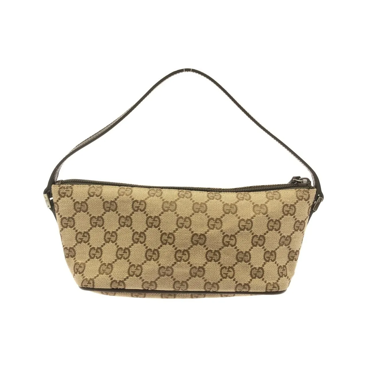 GUCCI 07198 Handbag Canvas Beige Canvas Rank A - Thumbnail 2