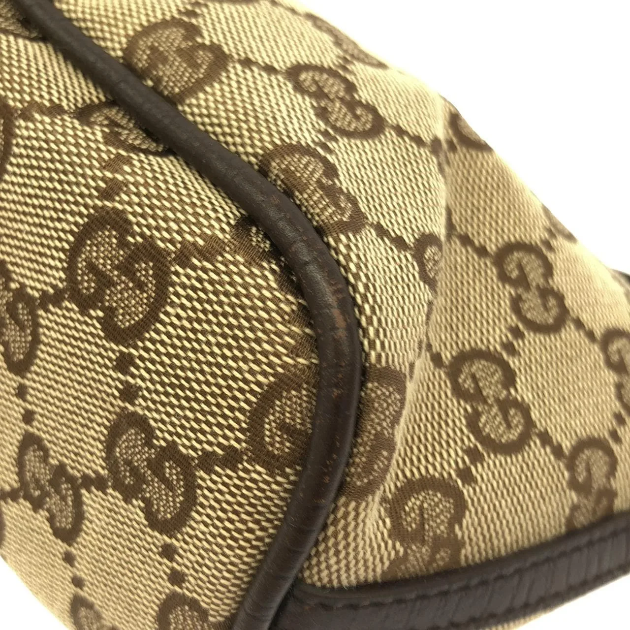 GUCCI 07198 Handbag Canvas Beige Canvas Rank A - Thumbnail 3