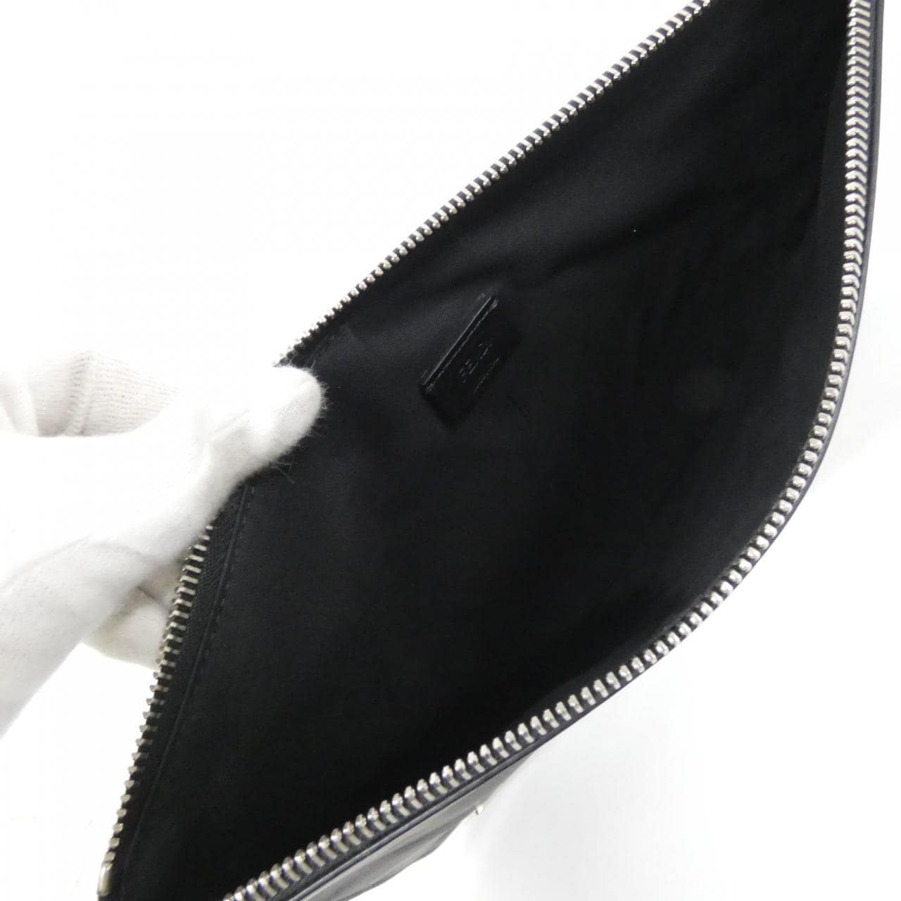 FENDI 7N0078 SQP Bag 黑色 - 縮圖 6