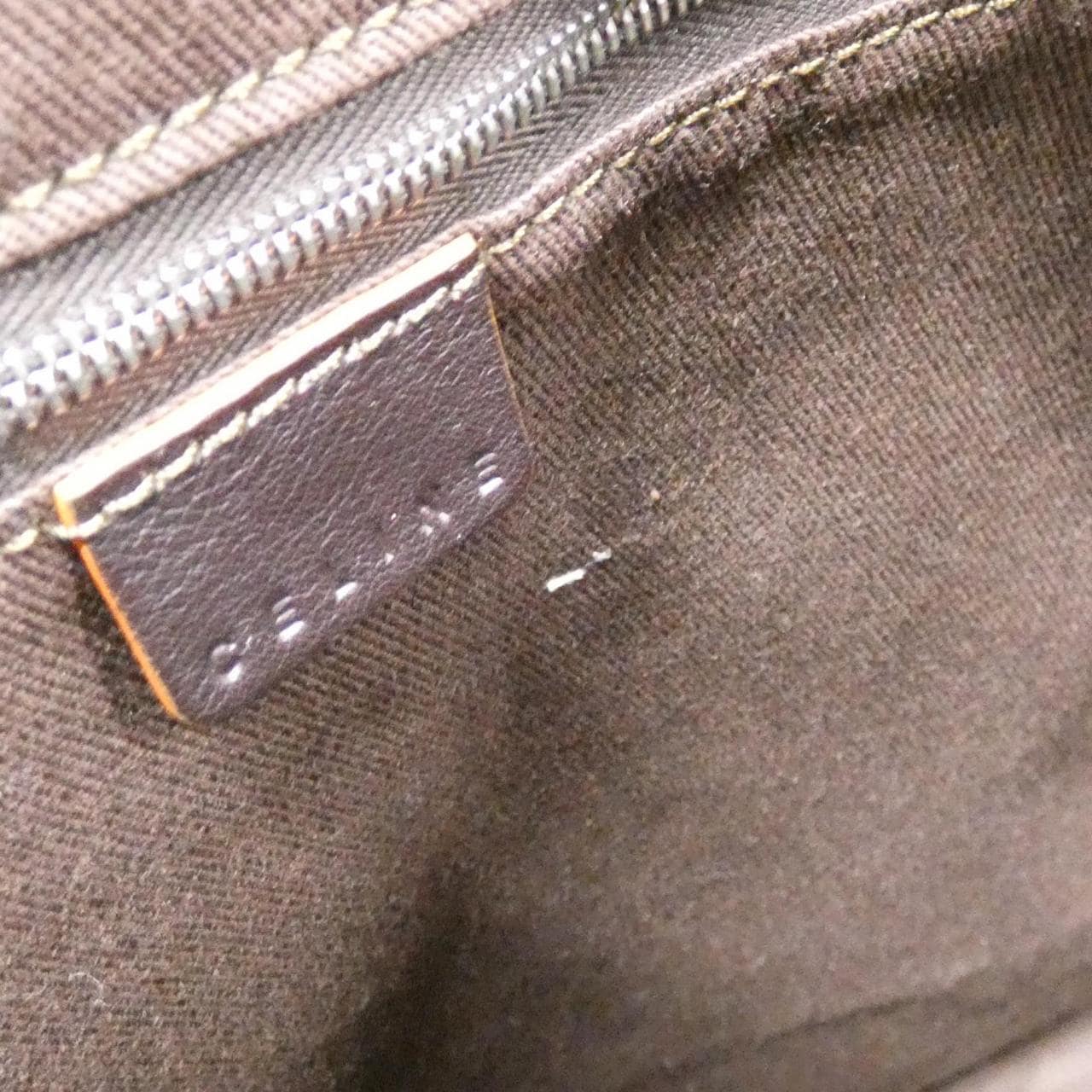 CELINE Shoulder Bag Canvas 米色 帆布 中古品A - 縮圖 10