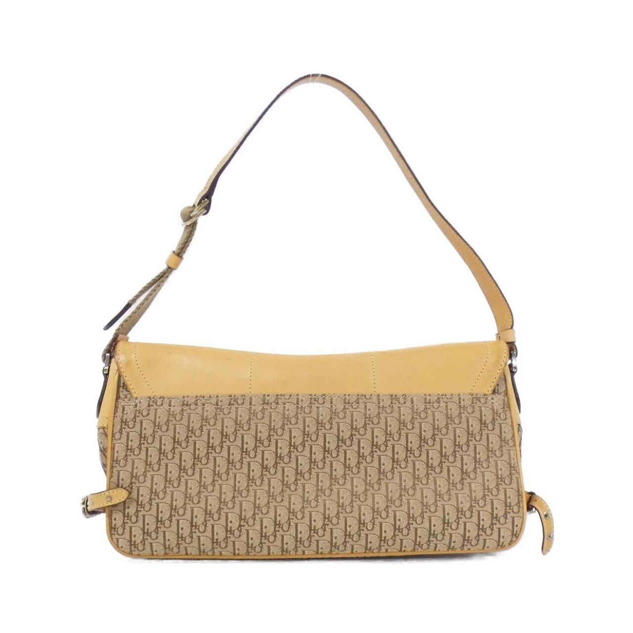 DIOR Shoulder Bag Canvas Beige Canvas Rank B - Thumbnail 2