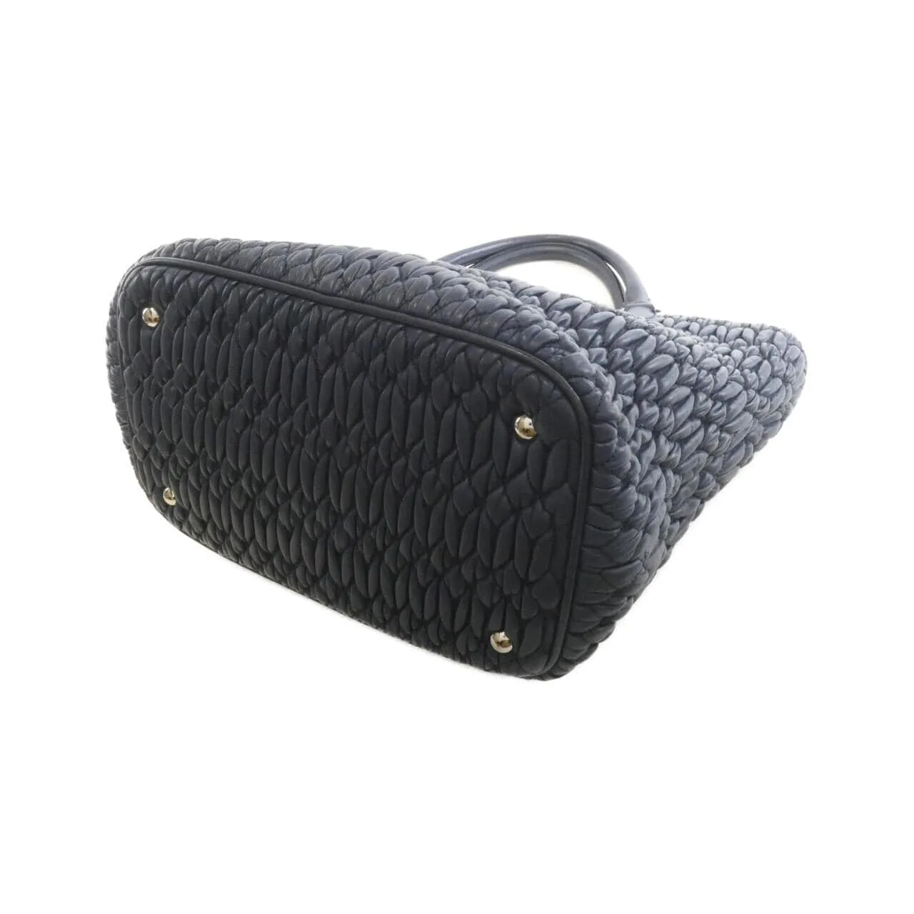 MIU MIU RN0896 Handbag 黑色 中古品A - 縮圖 3