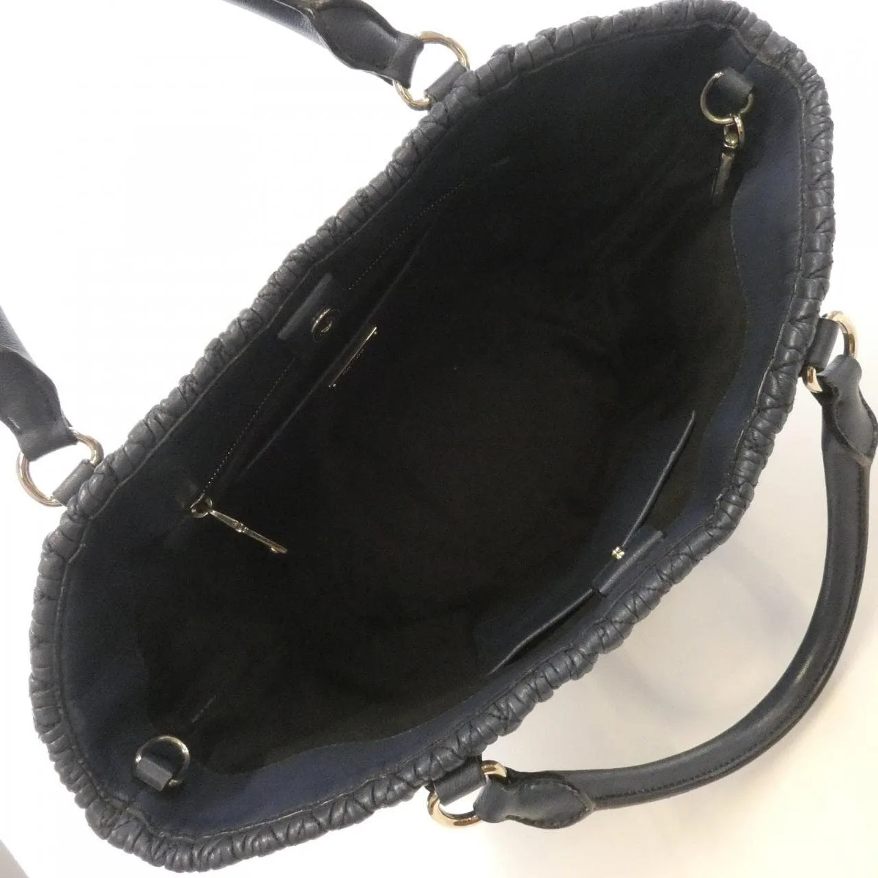 MIU MIU RN0896 Handbag 黑色 中古品A - 縮圖 7