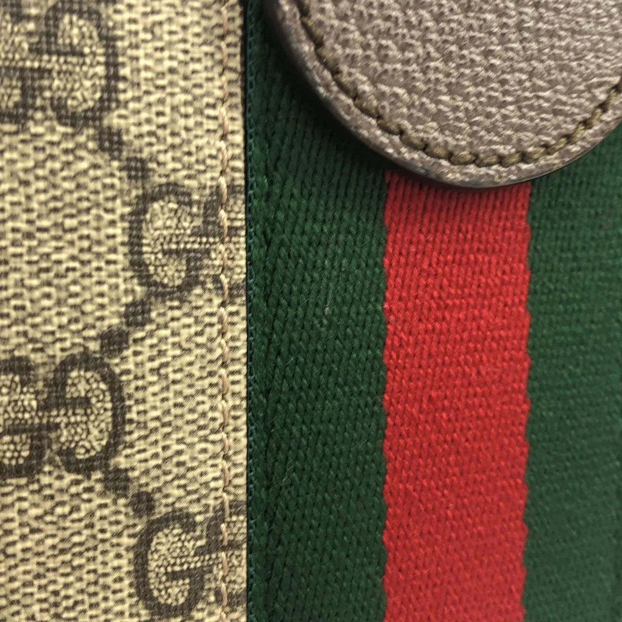 GUCCI 499621 K05NG Shoulder Canvas 黑色 帆布 中古品A - 縮圖 5