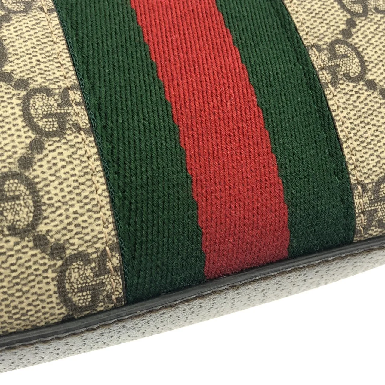 GUCCI 499621 K05NG Shoulder Canvas 黑色 帆布 中古品A - 縮圖 6