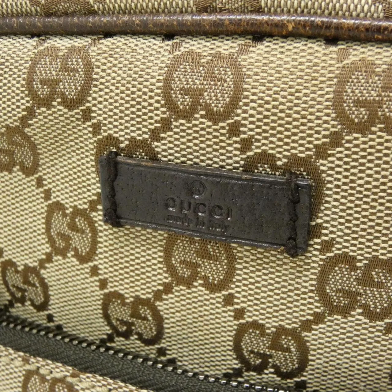 GUCCI 03136 Shoulder Canvas 米色 帆布 中古品B - 縮圖 4