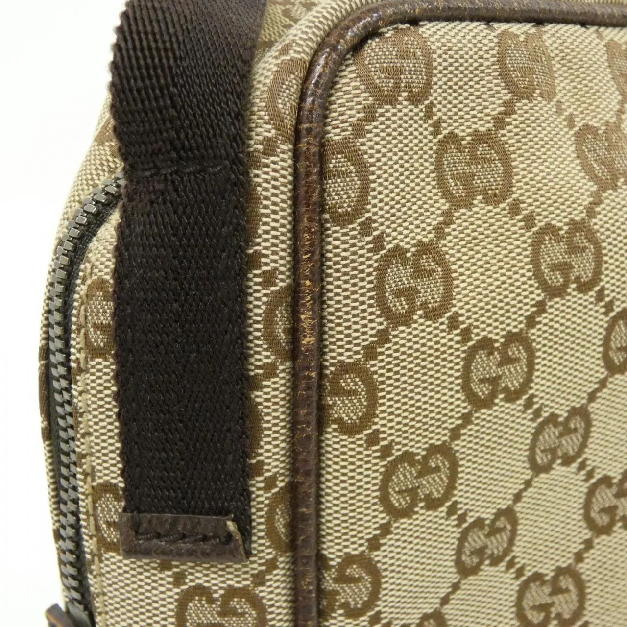 GUCCI 03136 Shoulder Canvas 米色 帆布 中古品B - 縮圖 5