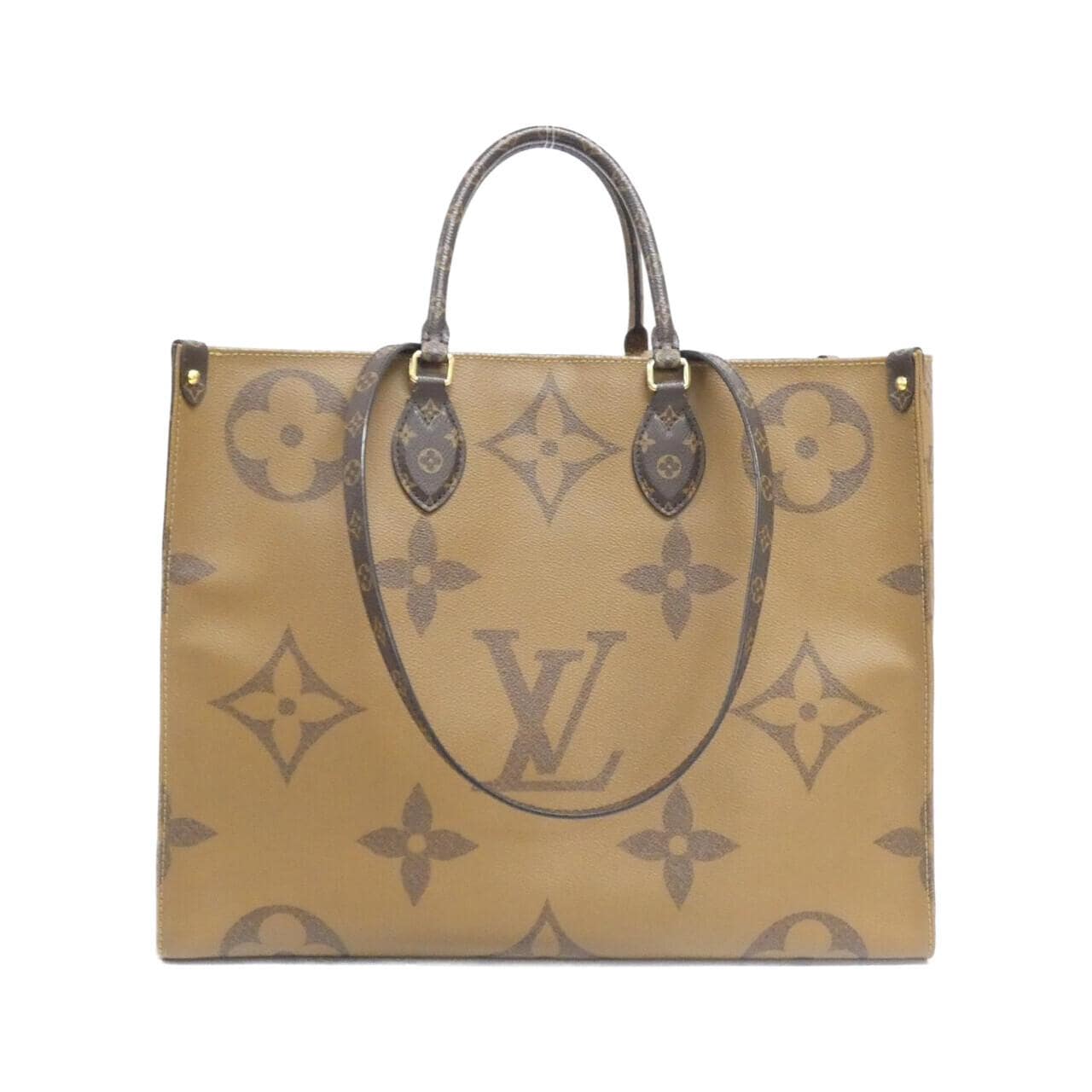 LOUIS VUITTON OnTheGo M44576 Bag Monogram 黑色 Monogram 中古品A - 縮圖 2